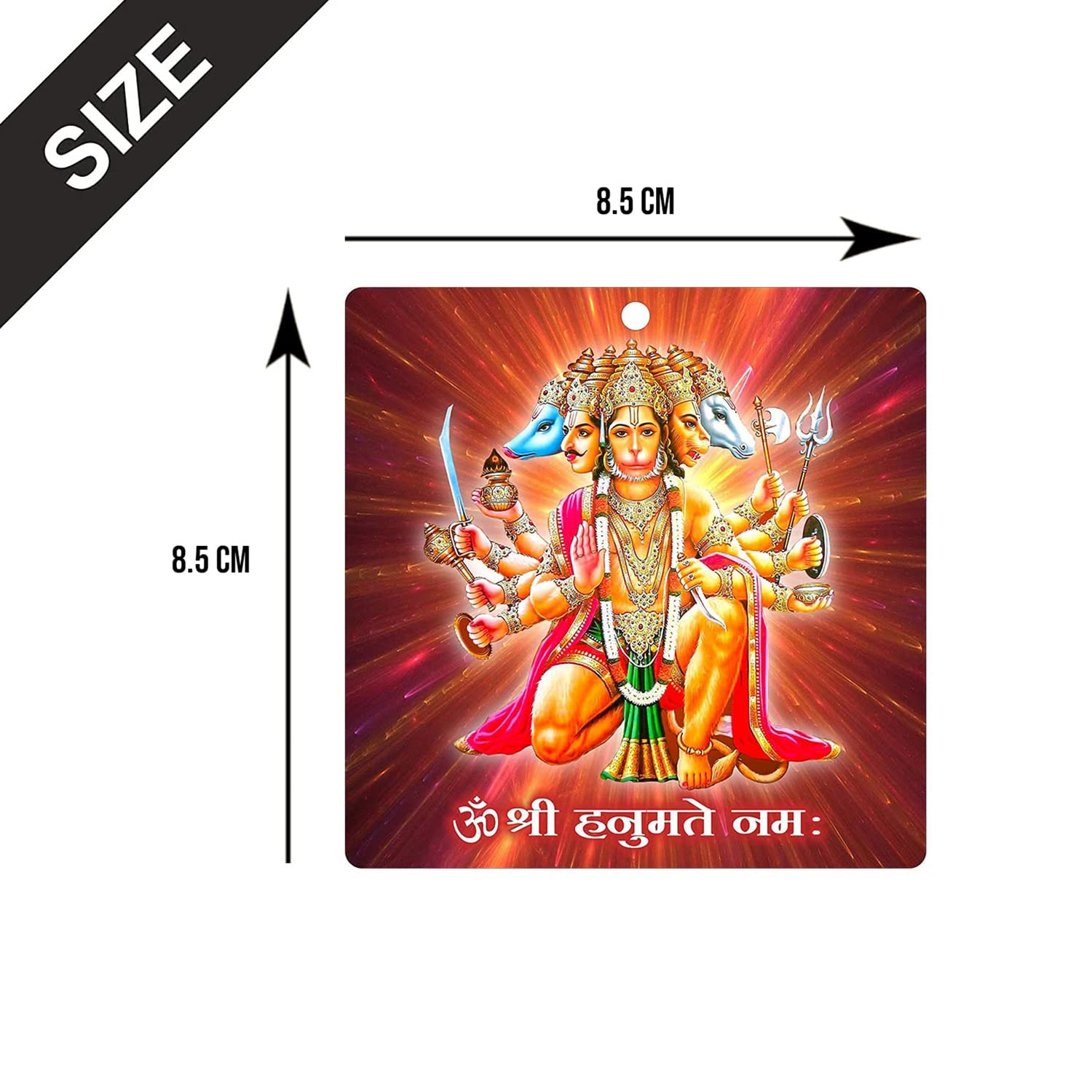 Ladecor Panchmukhi Hanuman Wall Frame For South, South West Main Door Vastu Dosh Rectification Remedy Of Home, Office And Factor